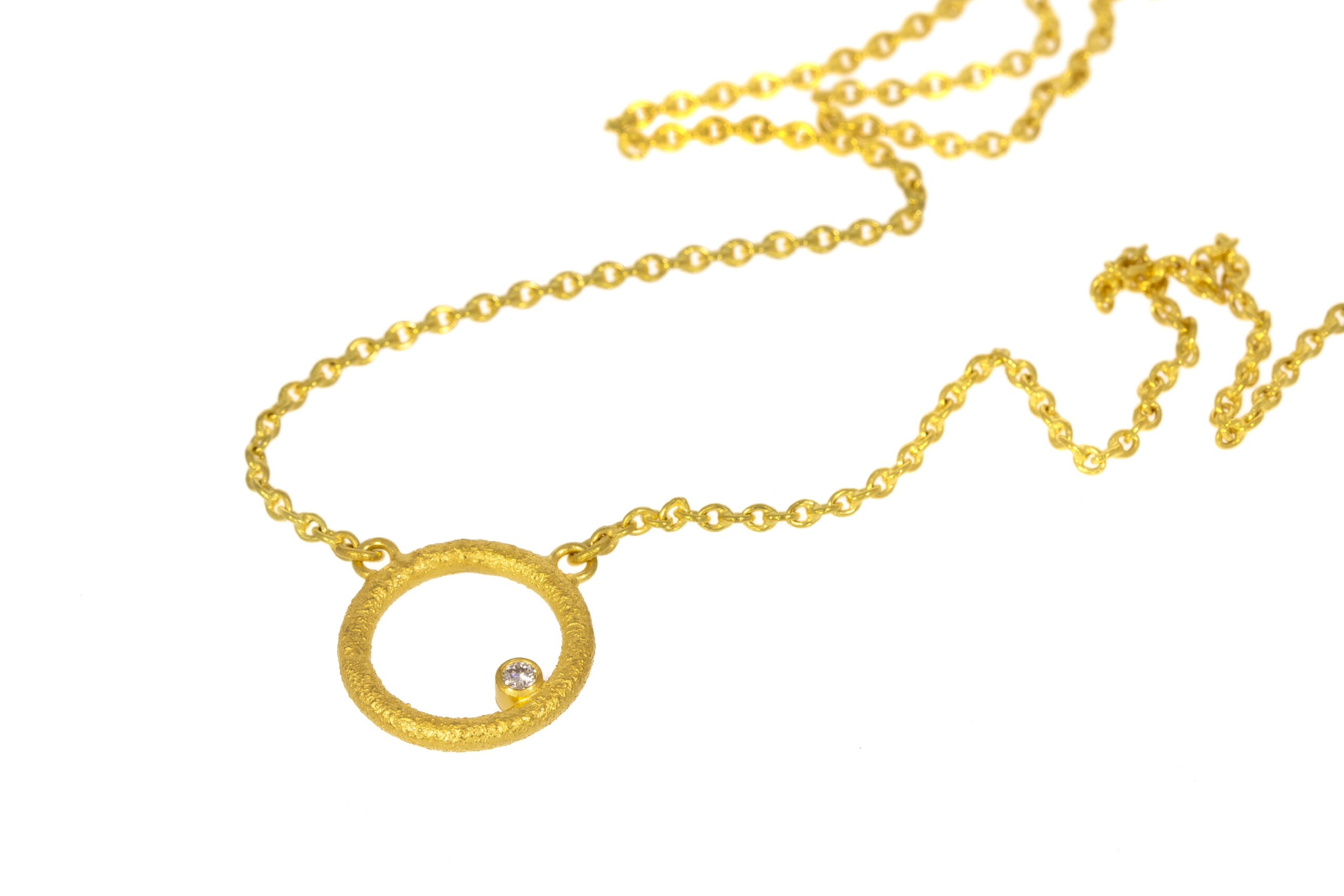 Circle-Halskette-Norz-Gold